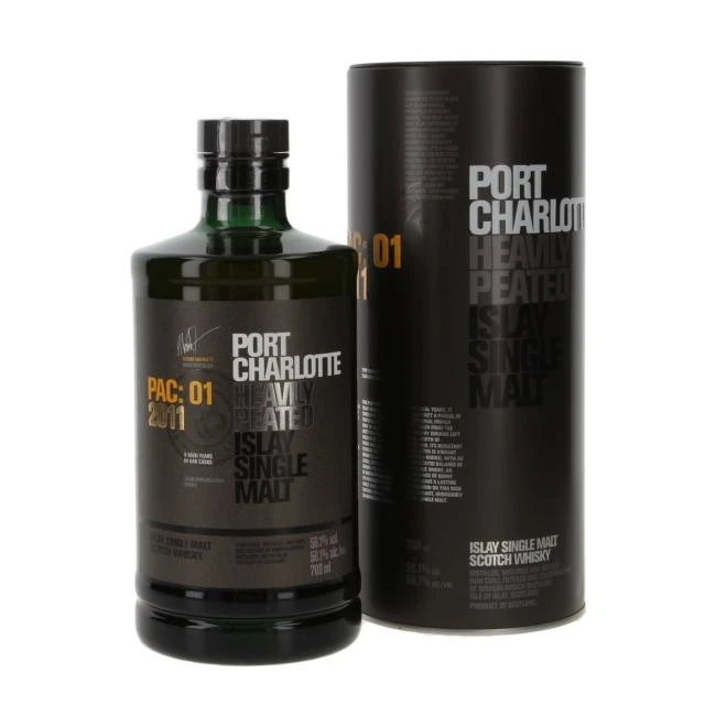 Port Charlotte PAC: 01 Heavily Peated 8 Jahre 2011/ 3 Port Charlotte PAC: 01 Heavily Peated 8 Jahre 2011/